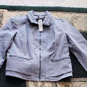 White House Black Market Zipped Jacket